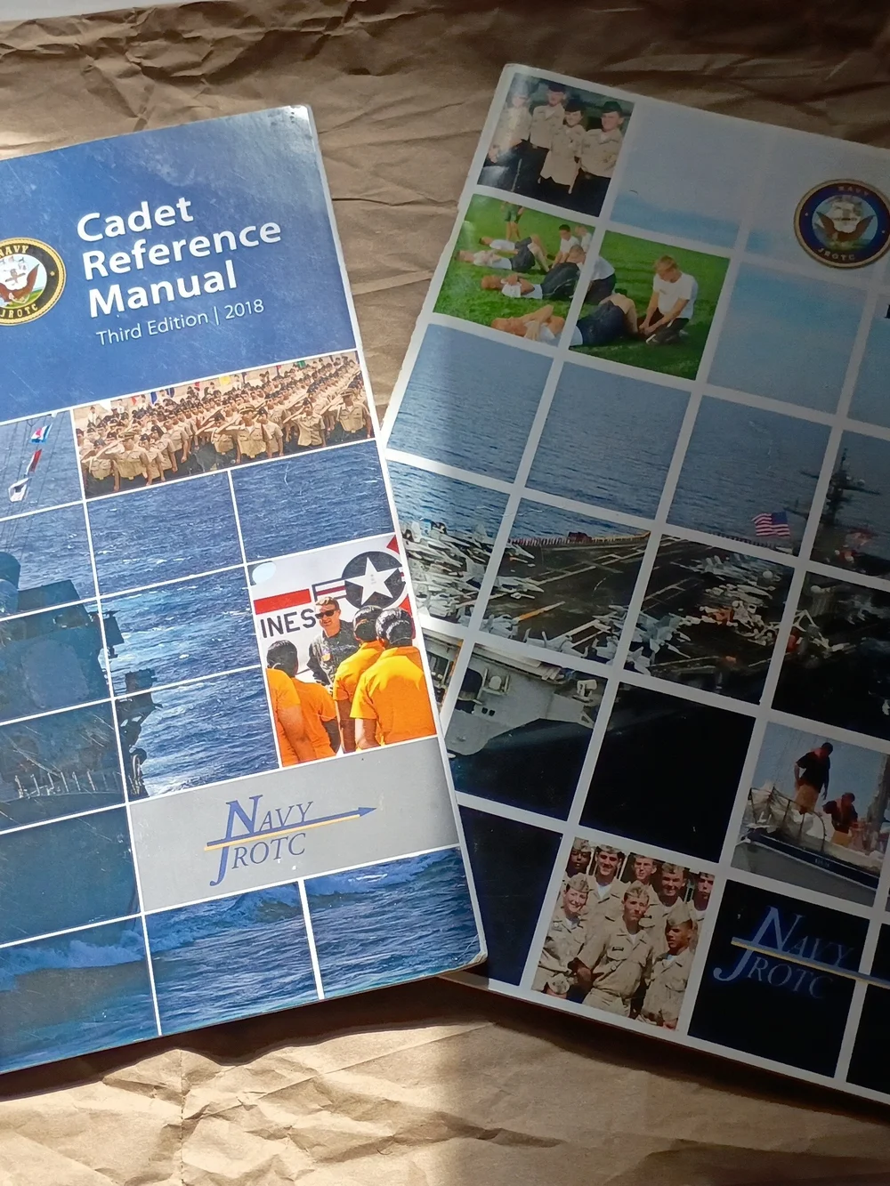NJROTC Cadet Reference Manuals Books (Set of 2)
